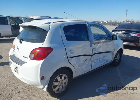 2014 Mitsubishi Mirage Es z USA, uszkodzony, nr VIN ML32A4HJXEH005342